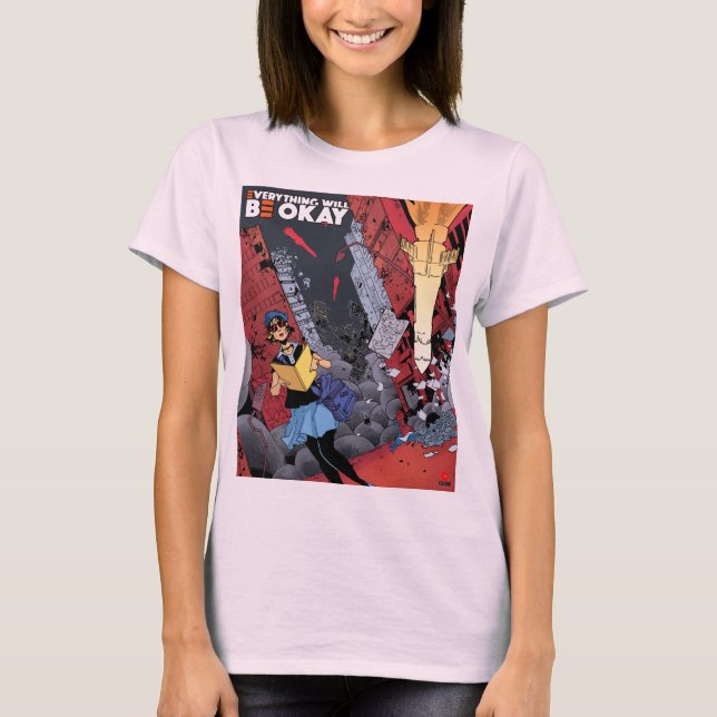 Everything Will Be Okay V2 basic women's t-shirt (Front)