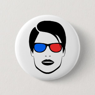 Everything's 3D 6 Cm Round Badge
