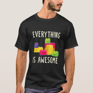 Everything's Awesome Building Blocks Puzzle T-Shirt