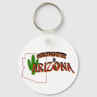 Everything's Better in Arizona Keychain