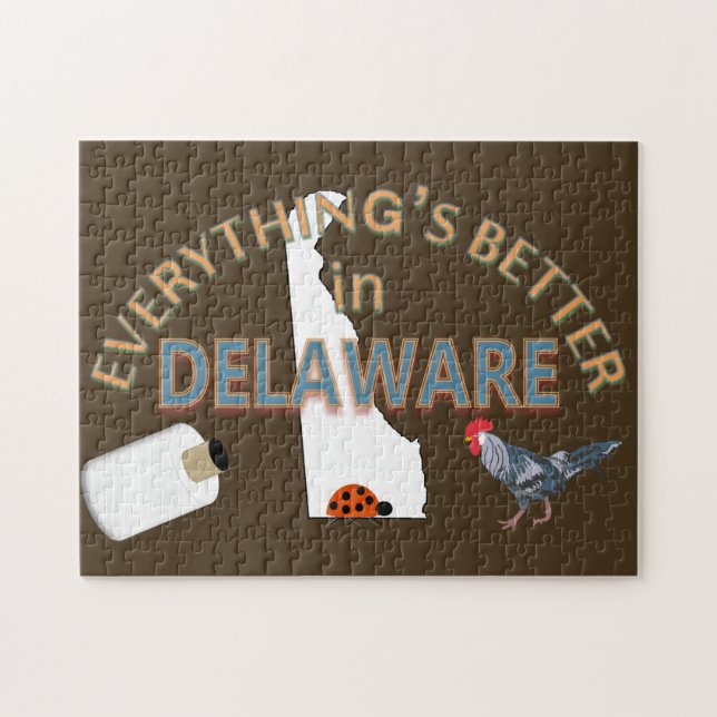 Everything's Better in Delaware Puzzle (Horizontal)
