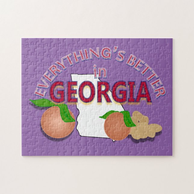Everything's Better in Georgia Puzzle (Horizontal)