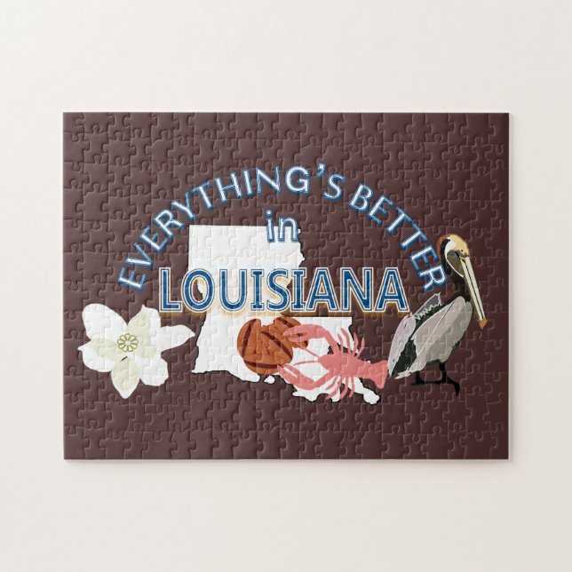 Everything's Better in Louisiana Puzzle (Horizontal)