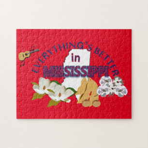 Everything's Better in Mississippi Puzzle