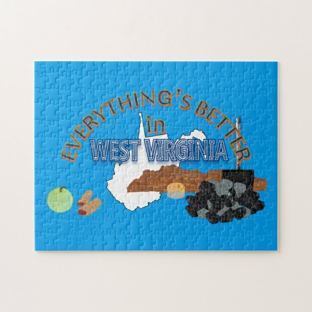 Everything's Better in West Virginia Puzzle (Horizontal)