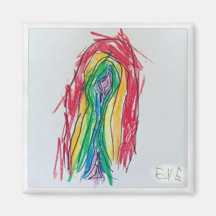 Eve's Rainbow Magnet (square)