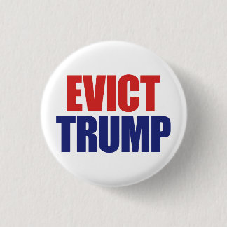 Evict Trump - Impeach President Trump - Anti Trump 3 Cm Round Badge
