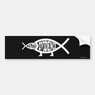 evidence bumper sticker