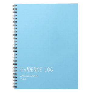 Evidence Log Notebook – Funny Dark Humor Journal,