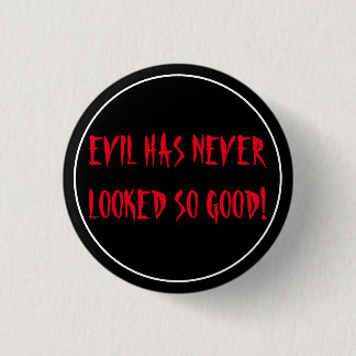 Evil 3 Cm Round Badge