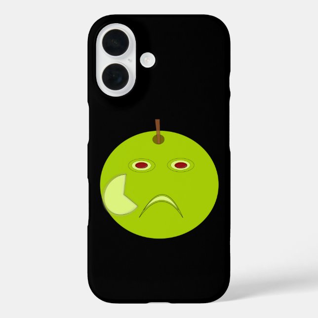 Evil Apple with Scar Halloween Case-Mate iPhone Case (Back)