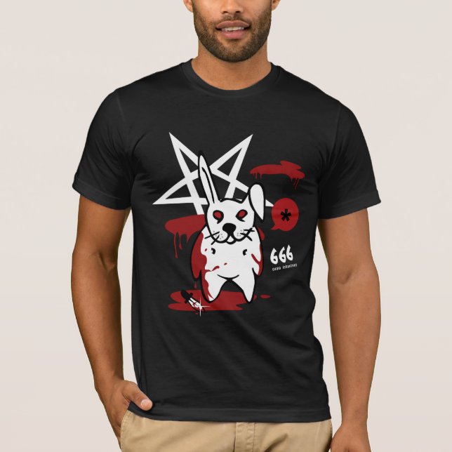 evil bunny of death T-Shirt (Front)