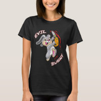 Evil Bunny Shirt Halloween funny Bad Rabbit Killer