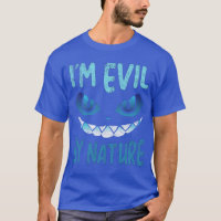 Evil By Nature Horror Grinning Cat Face Men Women