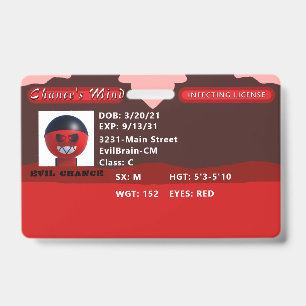 Evil Chance's Infecting License ID Badge