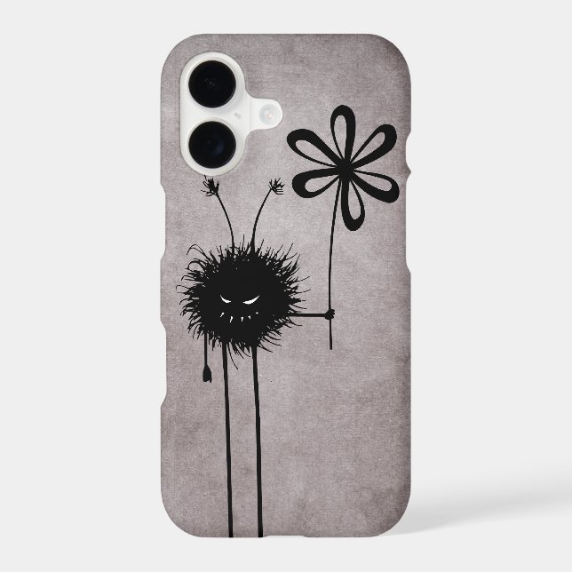 Evil Character With Flower Vintage Gothic (Back)