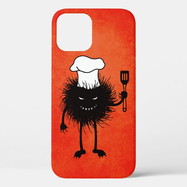 Evil Chef Cartoon Character Loves Cooking Case-Mate iPhone Case (Back)