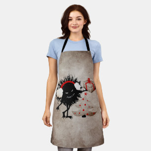 Evil Christmas Bug Gives Present Apron