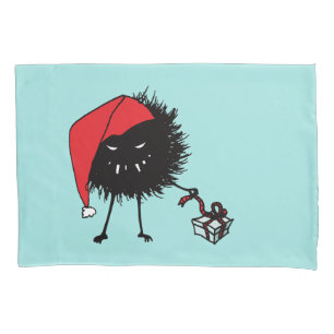 Evil Christmas Bug - Present Pillowcase
