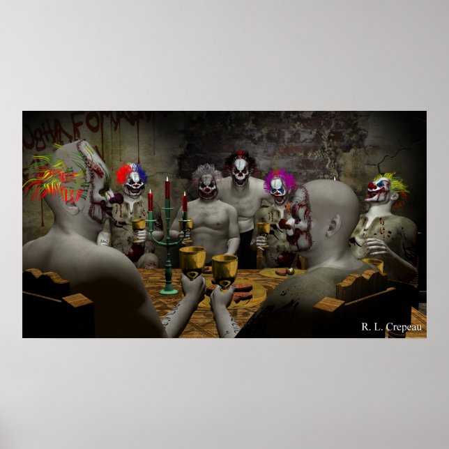 Evil Clown Banquet Poster (Front)