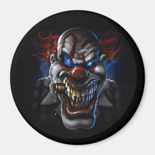 Evil Clown Face Magnet