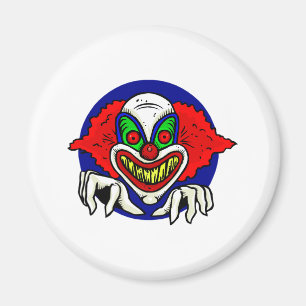 Evil Clown Face Magnet