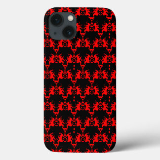 Evil Clown Interlocking Pattern iPhone 13 Case