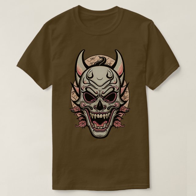 Evil Clown Mask T-Shirt (Design Front)