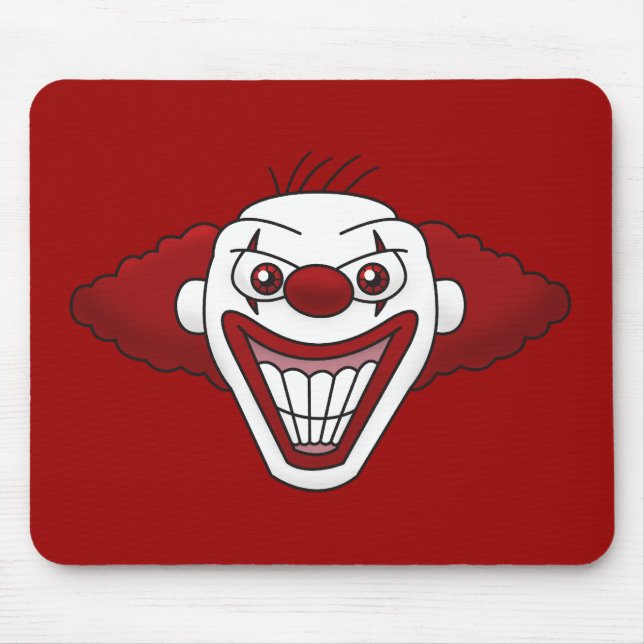 Evil Clown Mousepad (Front)