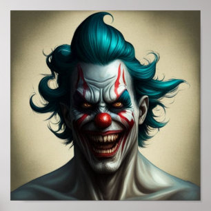 evil clown poster downloadable