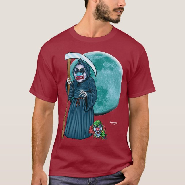 Evil Clown T Shirt - Grim Reaper (Front)