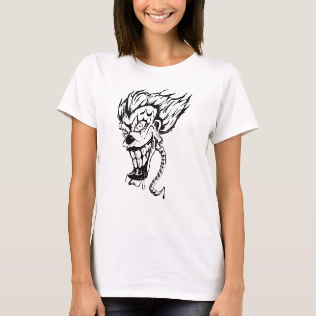 Evil clown Women's Basic T-Shirt (Front)
