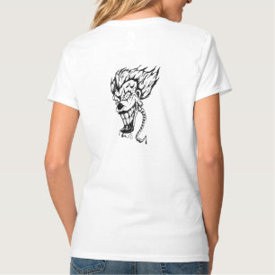 Evil clown Women's Hanes Nano V-Neck T-Shirt