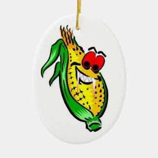 Evil Corn Ceramic Tree Decoration