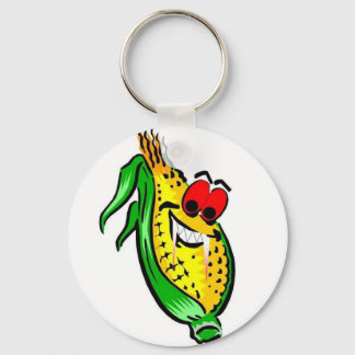 Evil Corn Keychain