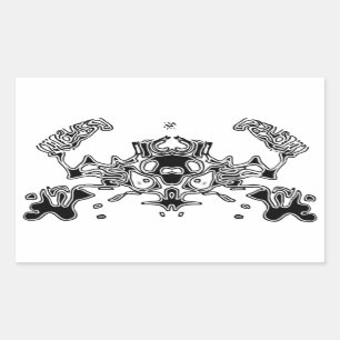 Evil Crab 3 Rectangular Sticker