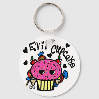 evil cupcake-Keychain Key Ring