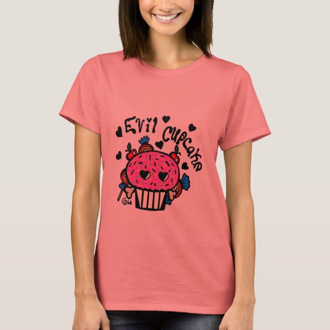 Evil cupcake T-Shirt (Front)