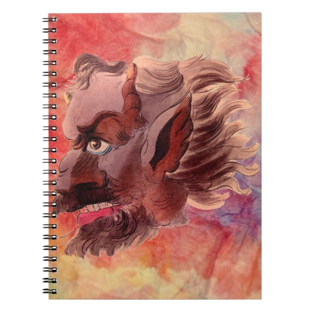 Evil Demon Spiral Notebook (Front)