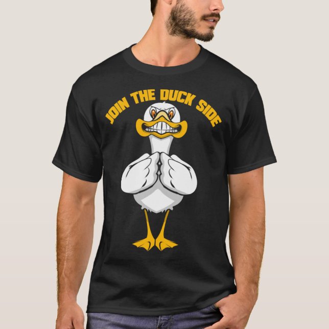 Evil Duck  for Duck Fan Duck Pond T-Shirt (Front)
