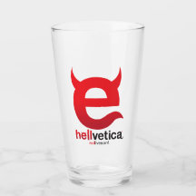 Evil “e” – Logo pint glass
