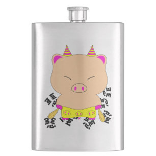 Evil extermination hip flask