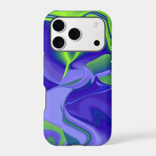 Evil Eye , 3D Abstract in green blue purple