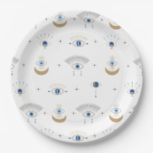 Evil Eye 9" Paper Plate