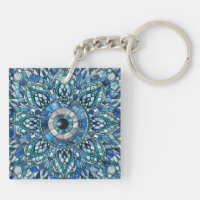 Evil Eye Amulet Mosaic Art