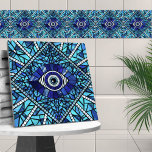 Evil Eye Amulet Mosaic Art Tile<br><div class="desc">Evil Eye Amulet Mosaic Art</div>