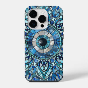 Evil Eye Amulet Mosaic Mandala Art iPhone 14 Pro Case