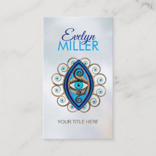 Evil Eye Amulet Ornament Business Card