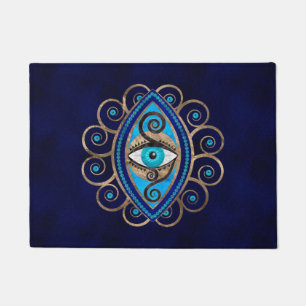 Evil Eye Amulet Ornament Doormat