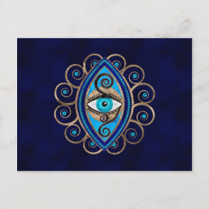Evil Eye Amulet Ornament Postcard